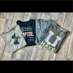 Lot of 4!!  Youth boys XL t-shirts (Under Armour and Nike)